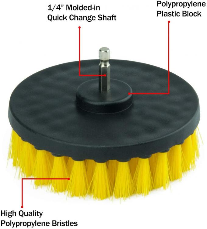 12PCS Multi Purpose Drill Brush Kit 1.28 Pounds Attachment Various Bristles 5