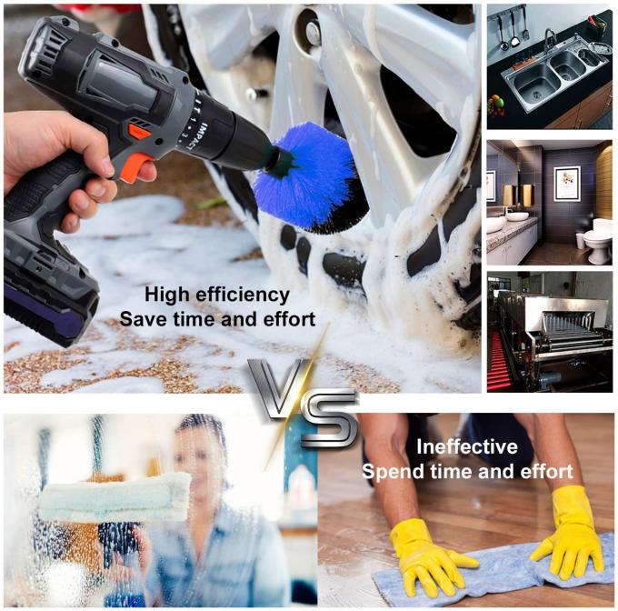 320g Electric Drill Brush Attachment 14 Pieces Sponge Sets 1