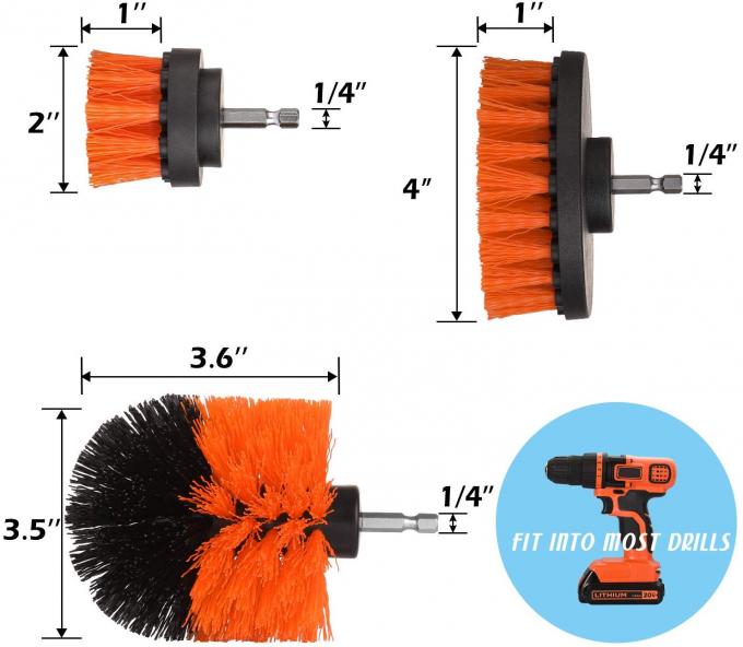 Tile Cleaner Brush for drill Durable Tile For Bathtub, Bath Floor Joints 0