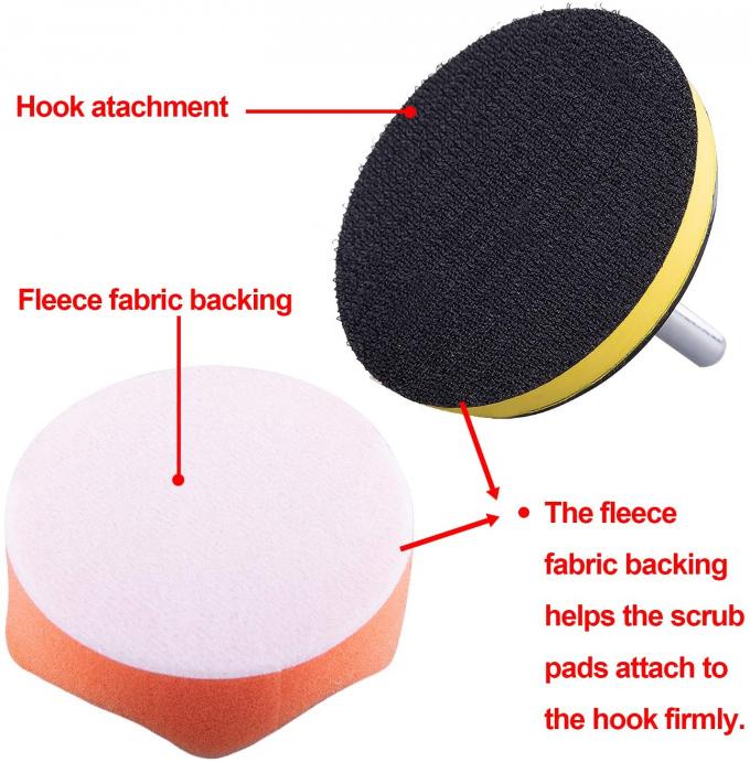 38pcs 3In Car Polishing Pad Kit 7.5cm Polisher Attachment For Drill 2