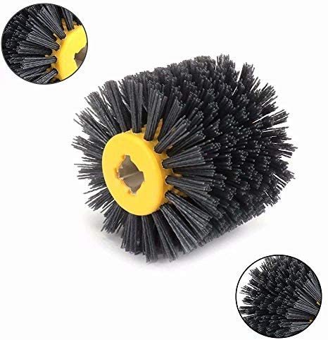 Abrasive Wire Drawing Wheel Drum Burnishing Polishing Brush For Wooden Furniture 1