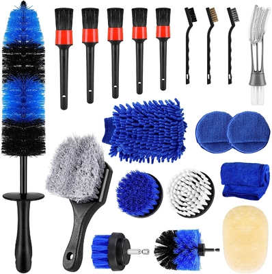 Blue Color 20 PCS Car Detailing Kit Support OEM