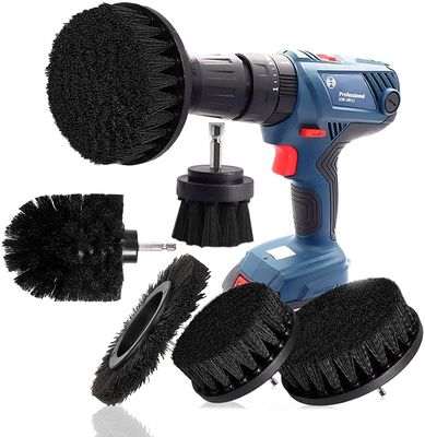 5pcs Heavy Duty Power Scrubber Drill Brush Kit Used For Grill Cleaning