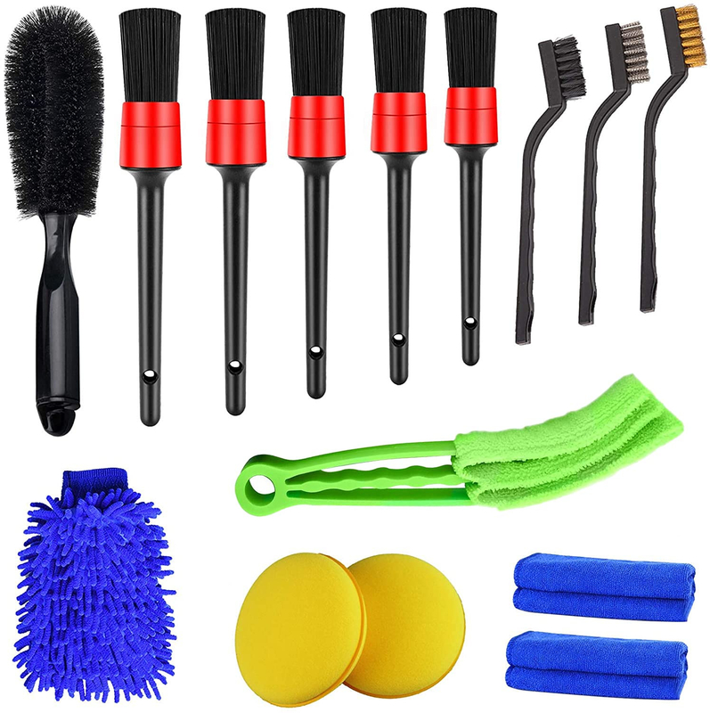 Microfiber 10 PCS Car Cleaning Kit for Interior Exterior Detailing