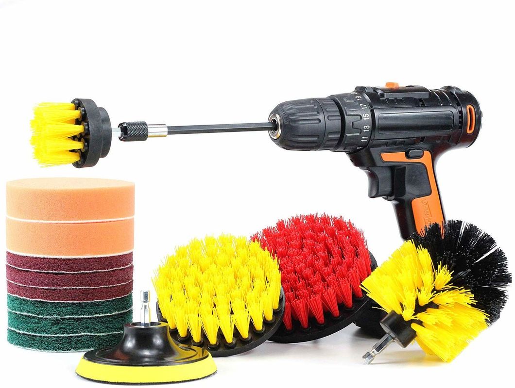 buy 14Pcs Polypropylene Power Drill Brush Attachments Set 800g Scrubber online manufacturer