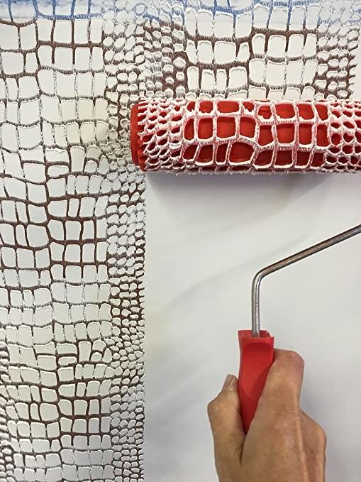 Crocodile Skin Pattern 7" Texture Pattern Paint Roller DIY