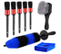 Nylon 8Pcs Car Detailing Brushes Kit For Washing Wheels Interior Exterior