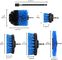 5cm Round Power Drill Cleaning Brush Set 6pcs Scrubber Kit With Extend Long Attachment