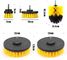 Polypropylene Scrub Medium Stiff Drill Brush Attachment 5pcs Per Set