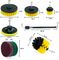 12PCS Multi Purpose Drill Brush Kit 1.28 Pounds Attachment Various Bristles