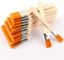 2.5cm Watercolour Nylon Flat Paint Brush Set ODM Oil Painting 0.98in