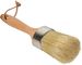 Natural Bristles Chalk And Wax Paint Brush 2 In 1 Round Painting Tool