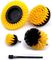 Yellow 5 Piece Power Scrubber Cleaning Kit With PP Bristle