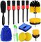 PP Car Cleaning Brush Kit 14pcs For Detailing Washing