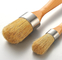 2PCS Chalk Paint Brush Set Round For Furniture Stencils